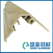 Sunkey aluminium profile with powder coating white for aluminium section